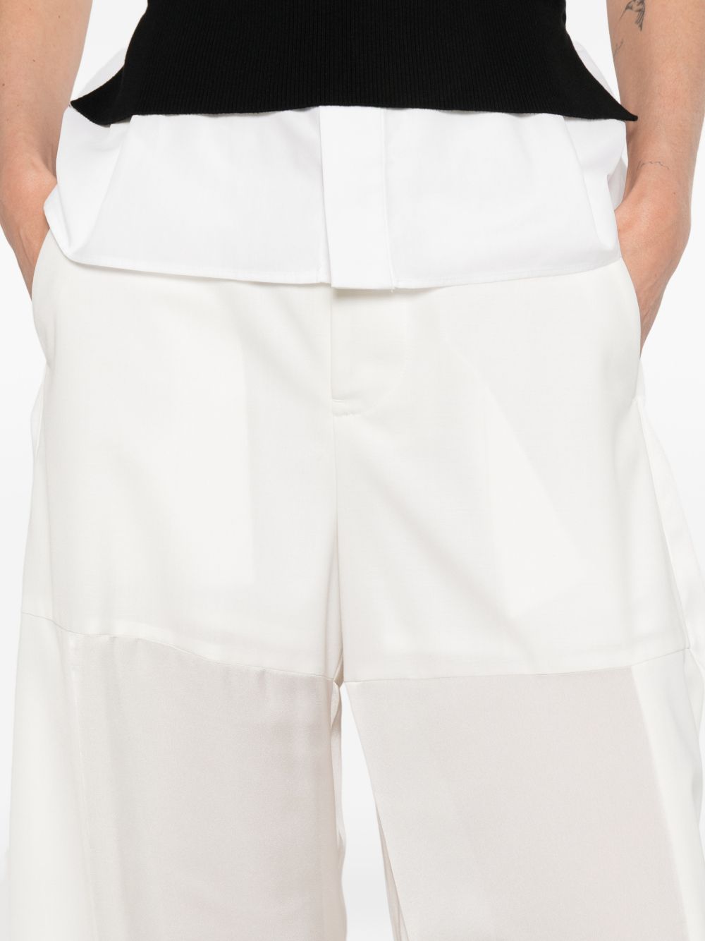 Sacai Women Wool Trousers
