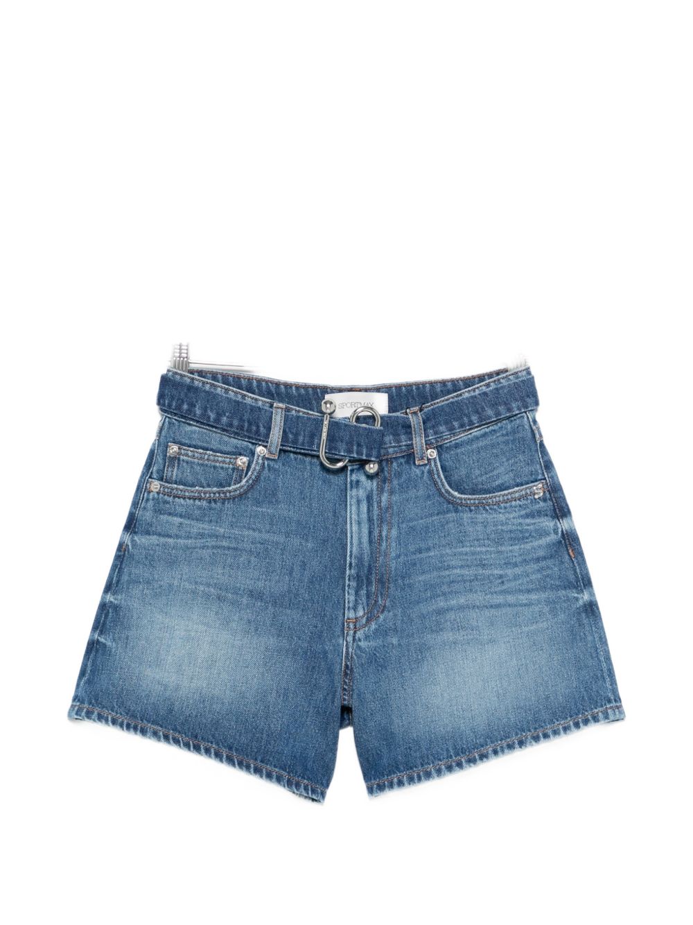 Sportmax Women Denim Cotton Shorts