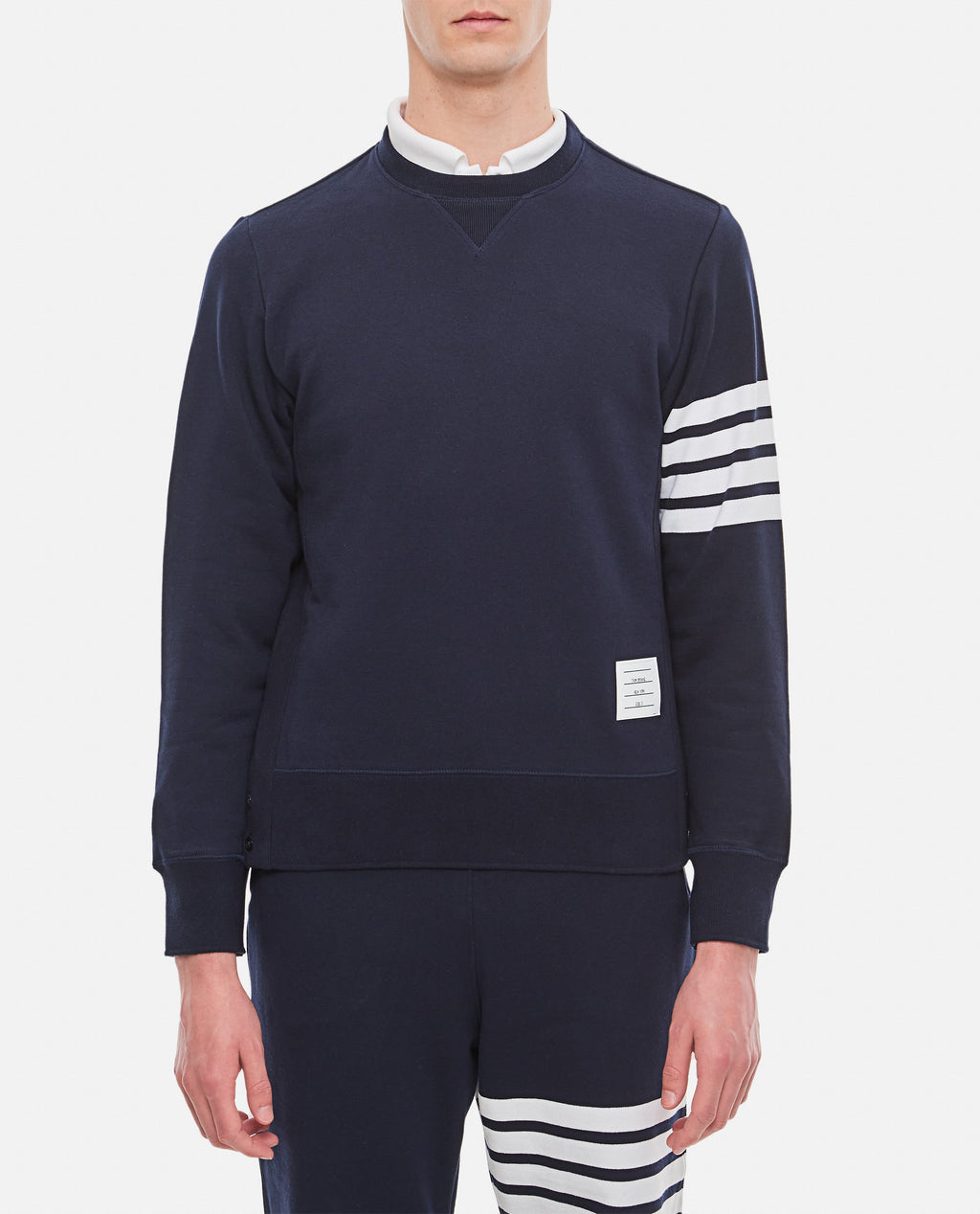 Thom Browne Men Classic Sweatshirt In Classic Loopback 4 Bar