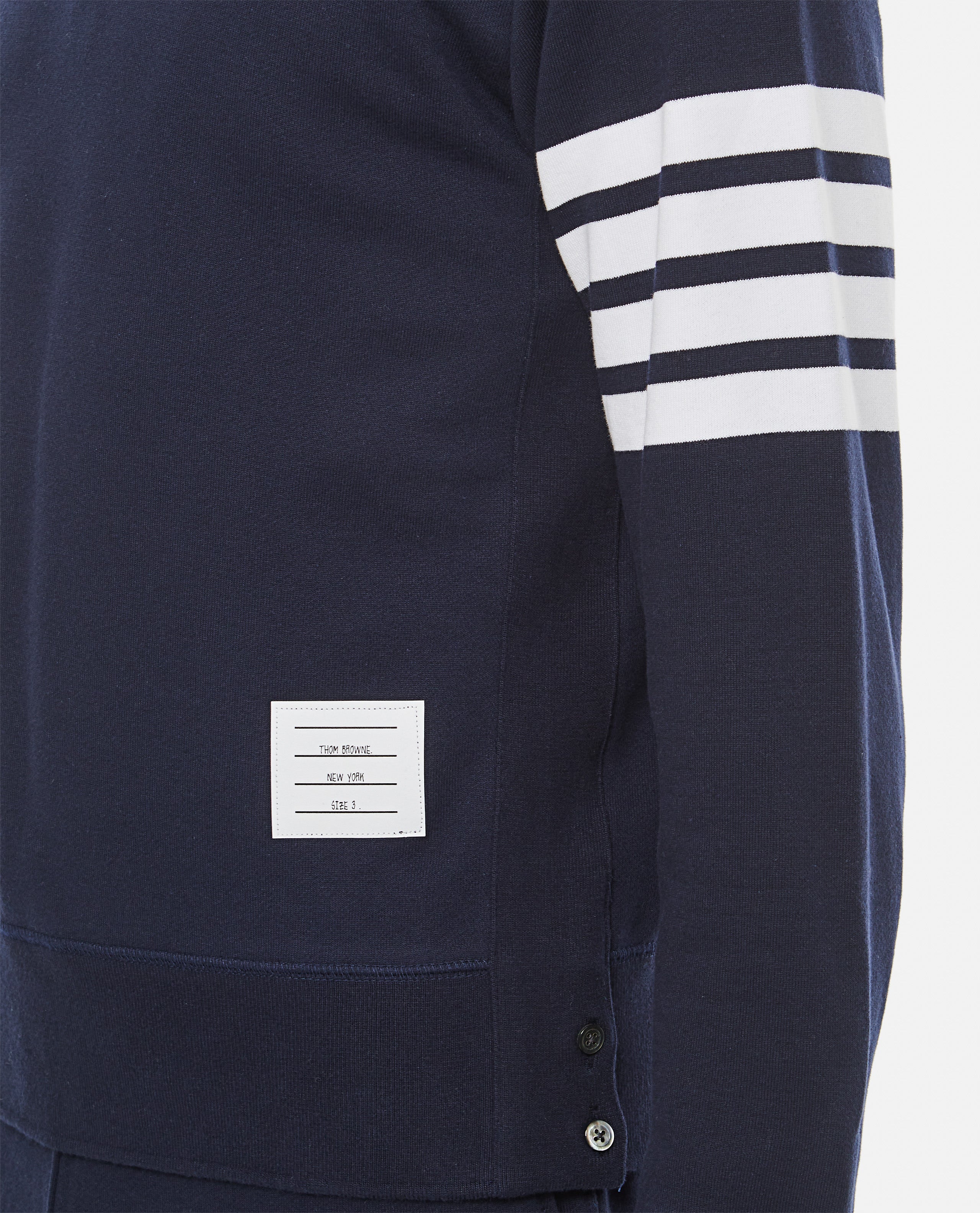 Thom Browne Men Classic Sweatshirt In Classic Loopback 4 Bar