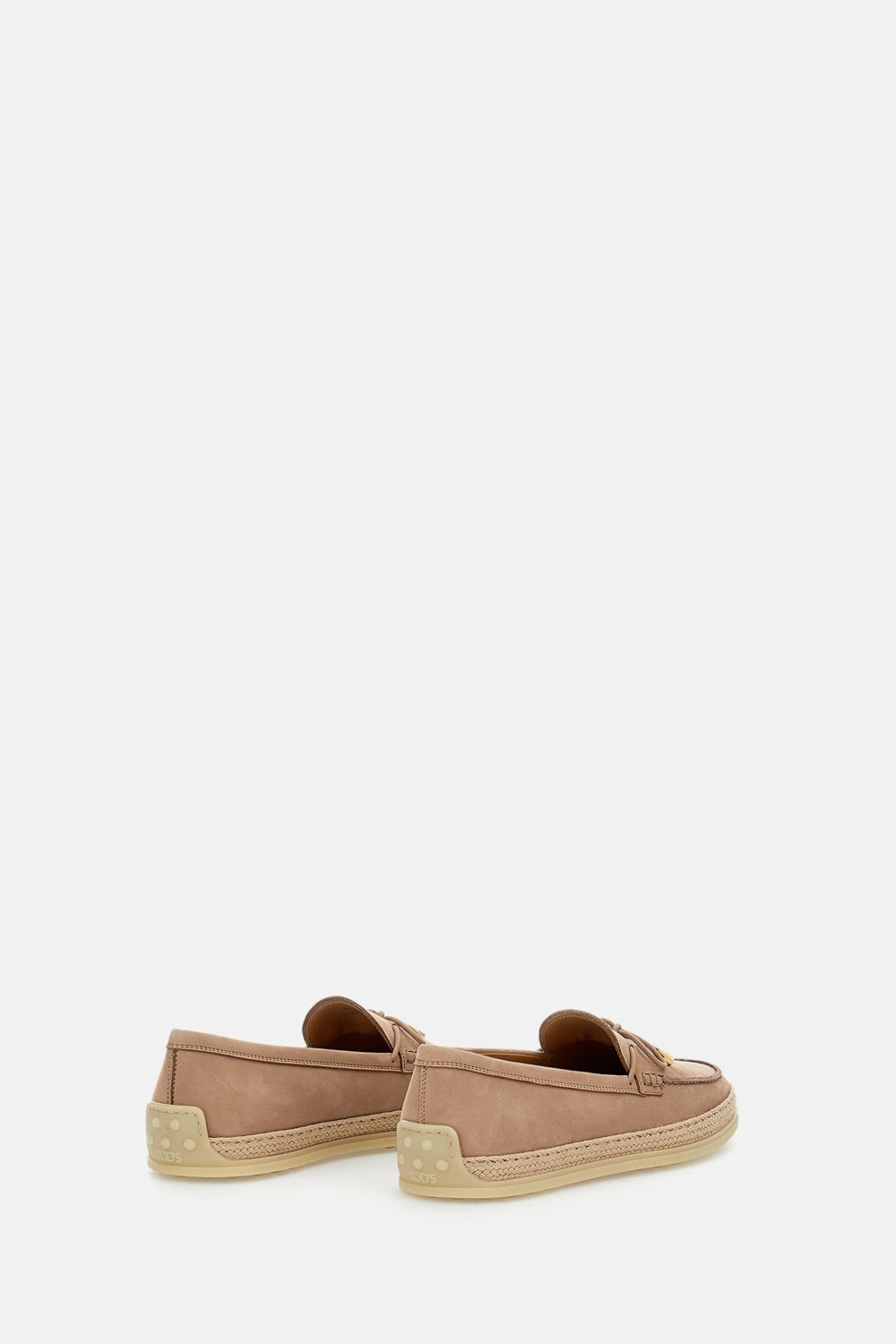 Tod's Women Leather And Raffia Loafer