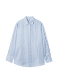 Toteme Women Striped Silk Shirt
