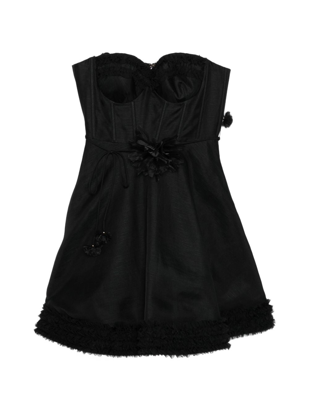 Zimmermann Women Luna Linen And Silk Mini Dress