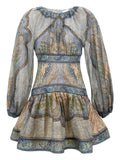 Zimmermann Women Wanderlust Cotton And Silk Mini Dress