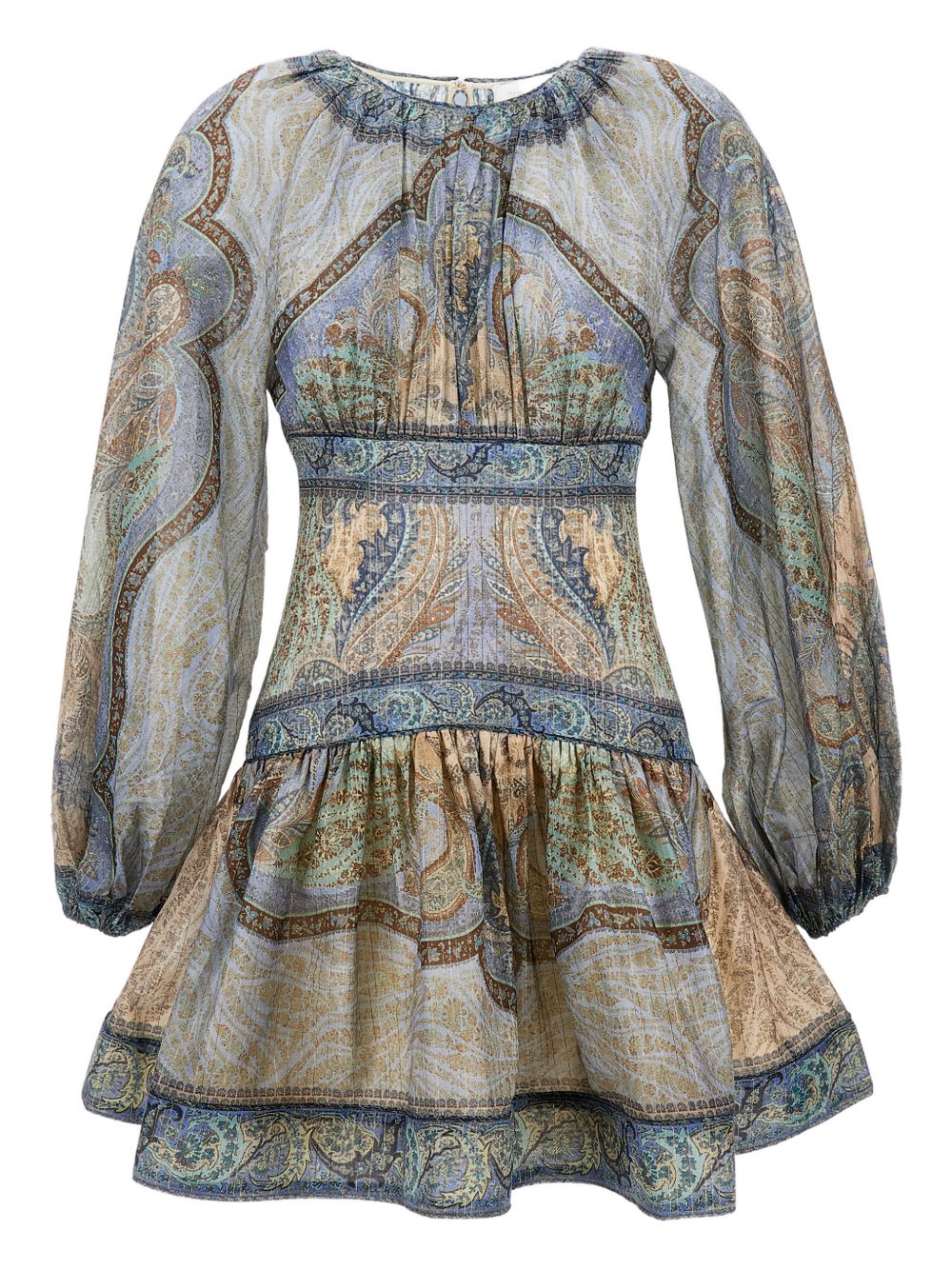 Zimmermann Women Wanderlust Cotton And Silk Mini Dress