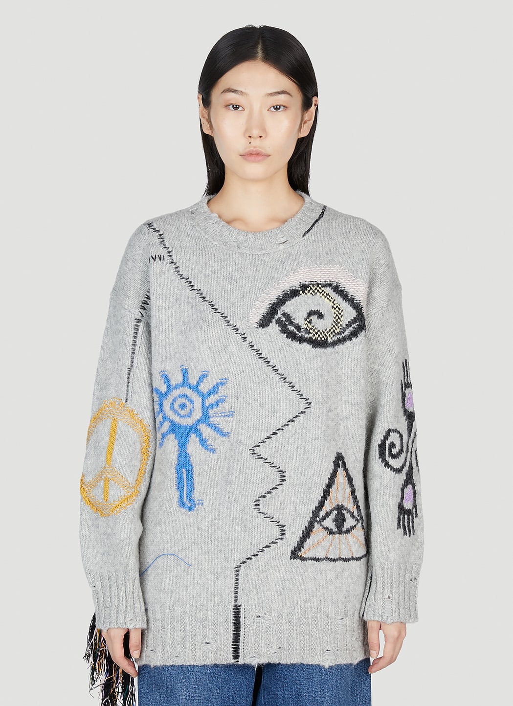 Stella Mccartney Women Folklore Embroidery Sweater