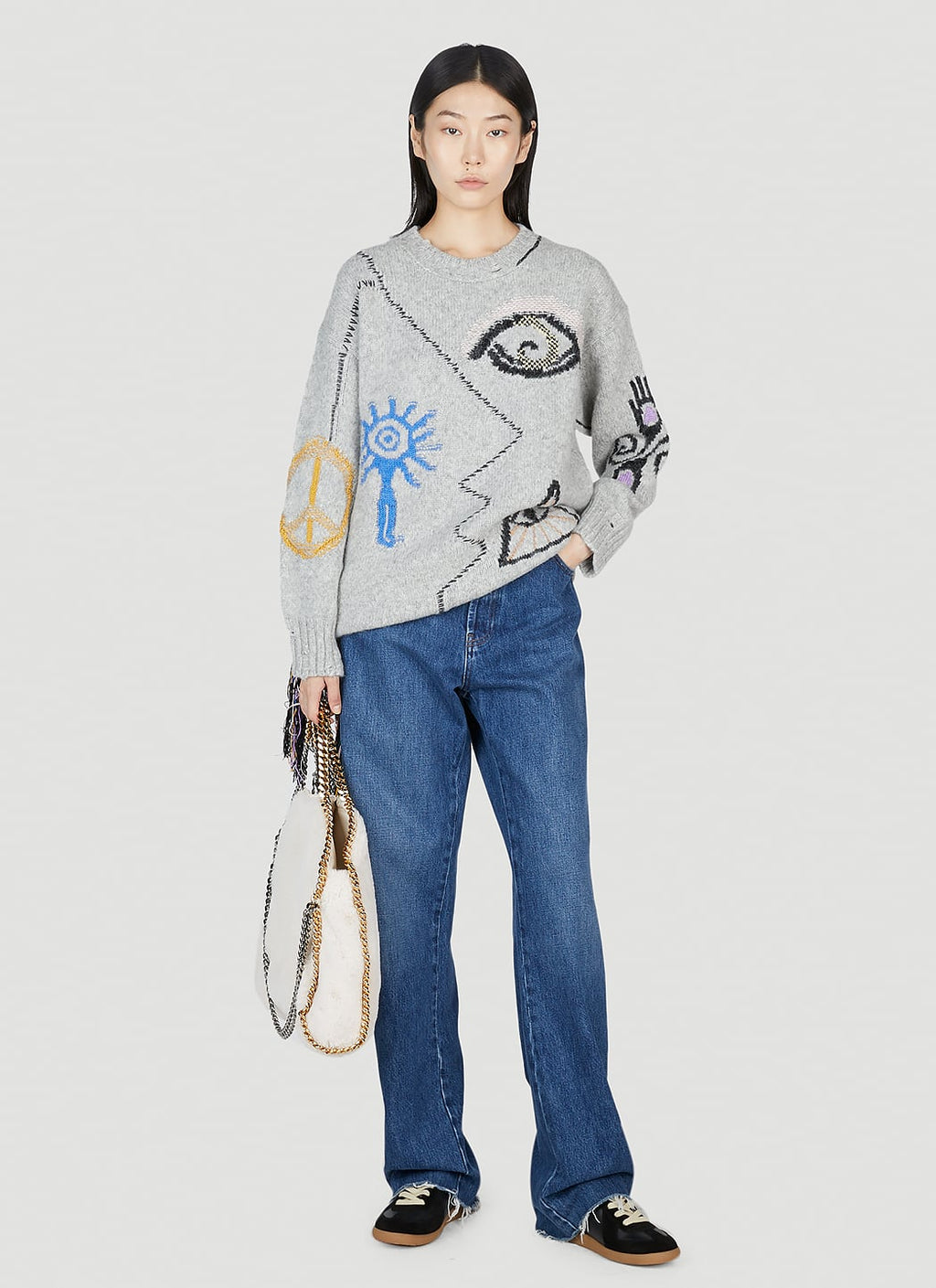 Stella Mccartney Women Folklore Embroidery Sweater