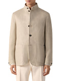 Zegna Men Oasi Lino Chore Jacket
