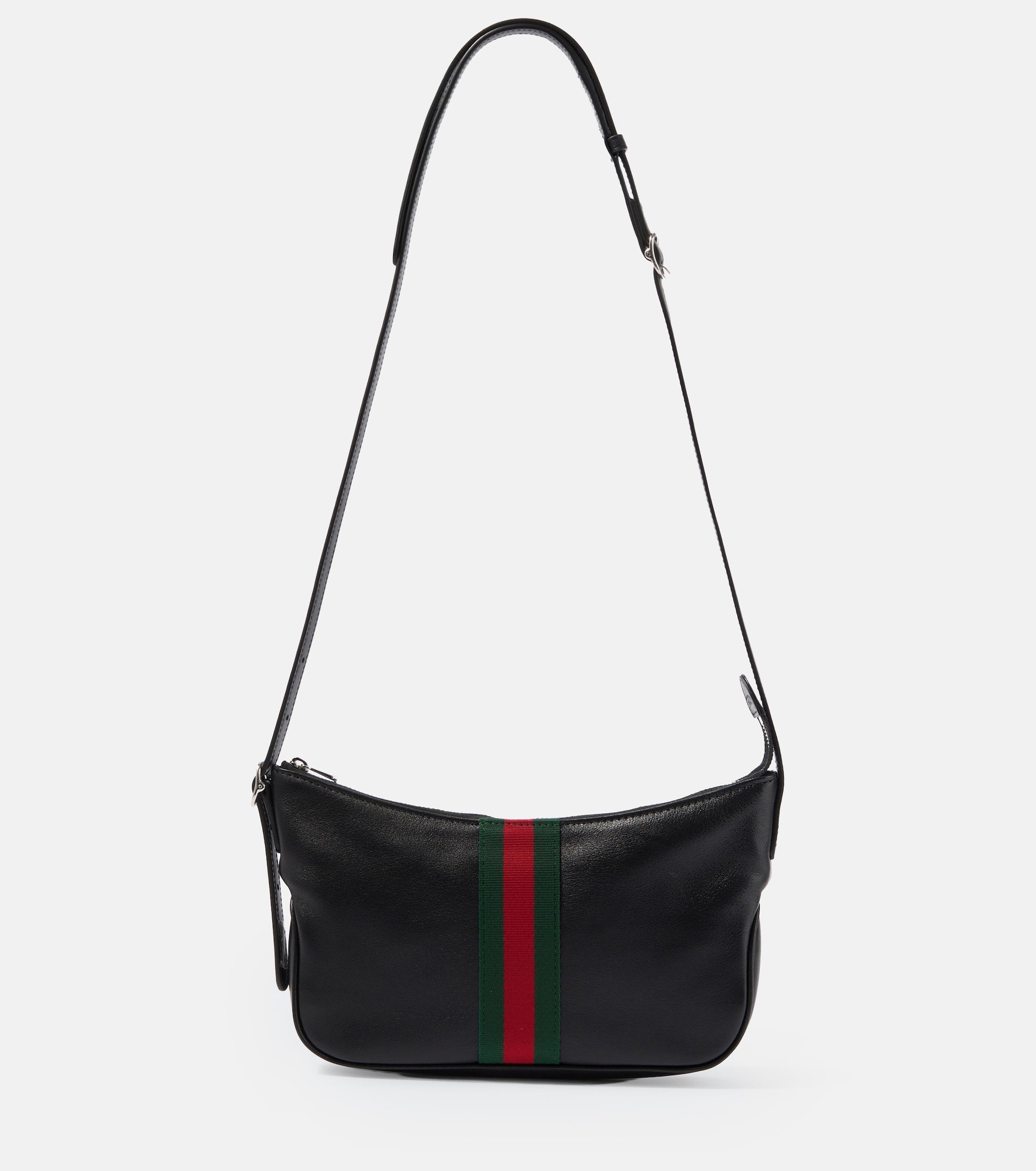 Gucci Women Lunetta Small Leather Crossbody Bag