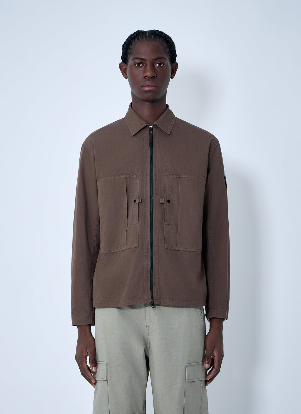 Stone Island Men Logo Patch Jacket