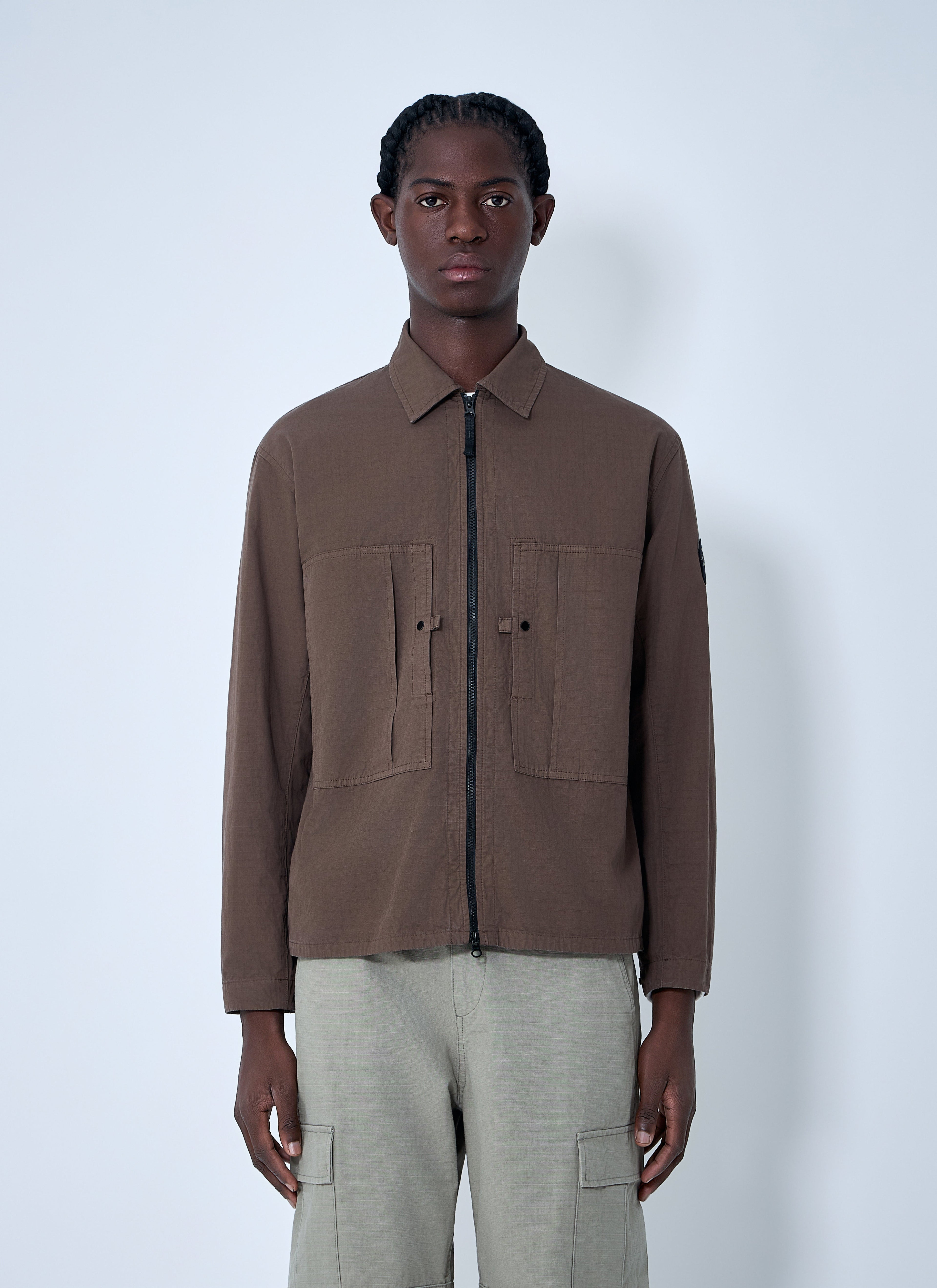 Stone Island Men Logo Patch Jacket