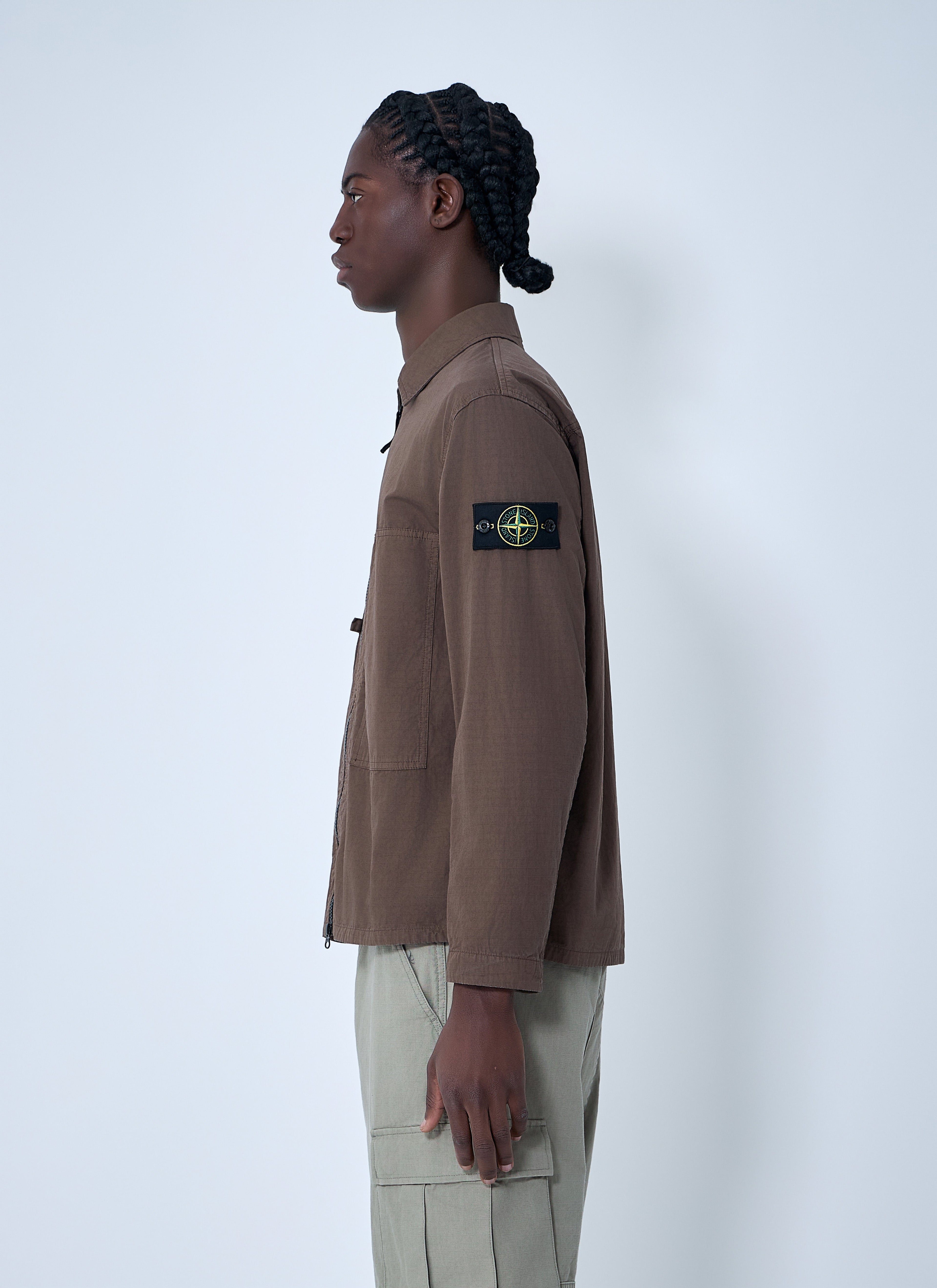 Stone Island Men Logo Patch Jacket