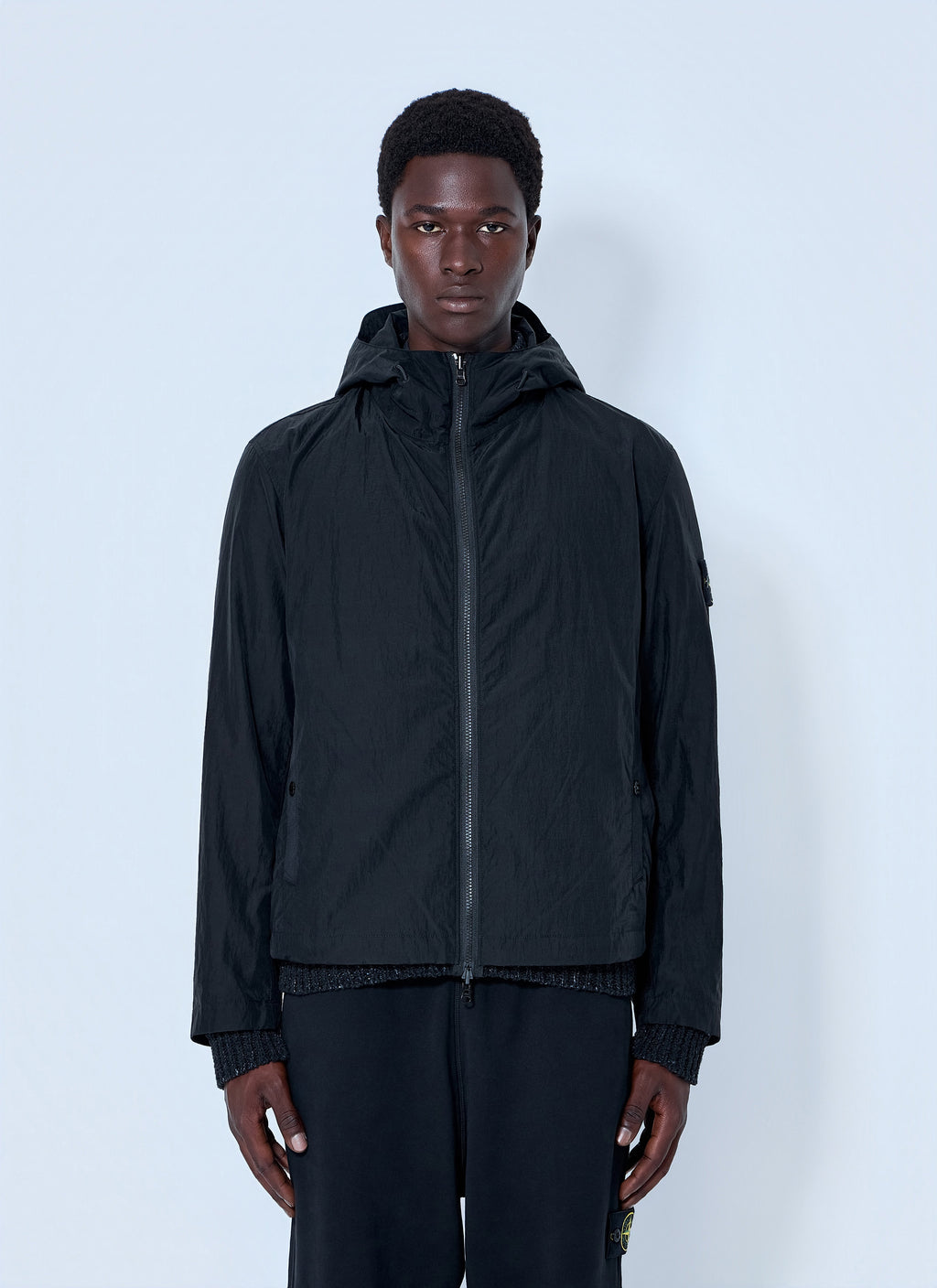 Stone Island Men Textured Knit Jacket