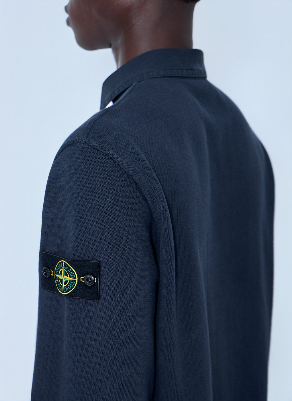 Stone Island Men Long Sleeve Polo Shirt