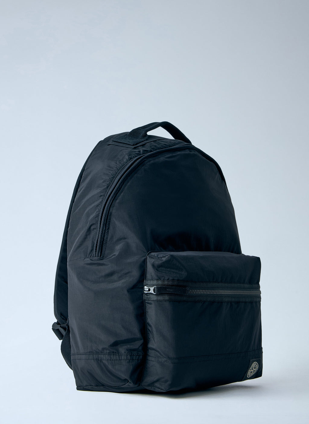 Stone Island Men Nylon Backpack With Front Zip Pocket