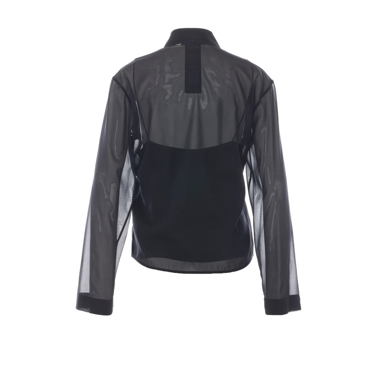 Gucci Women Stretch Silk Chiffon Shirt