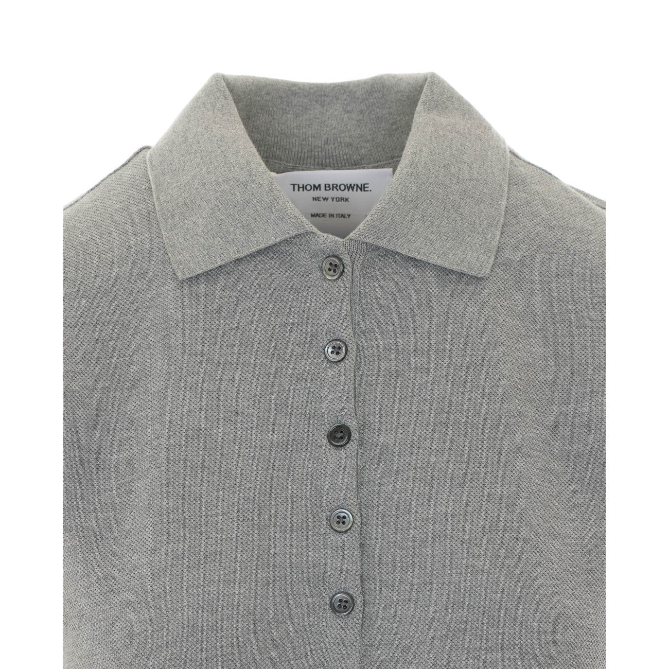 Thom Browne Women Stripe Logo Polo Dress
