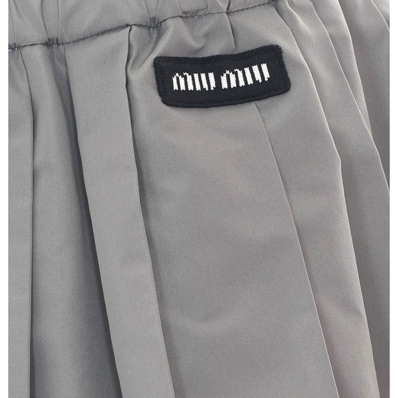 Miu Miu Women Technical Fabric Mini Skirt