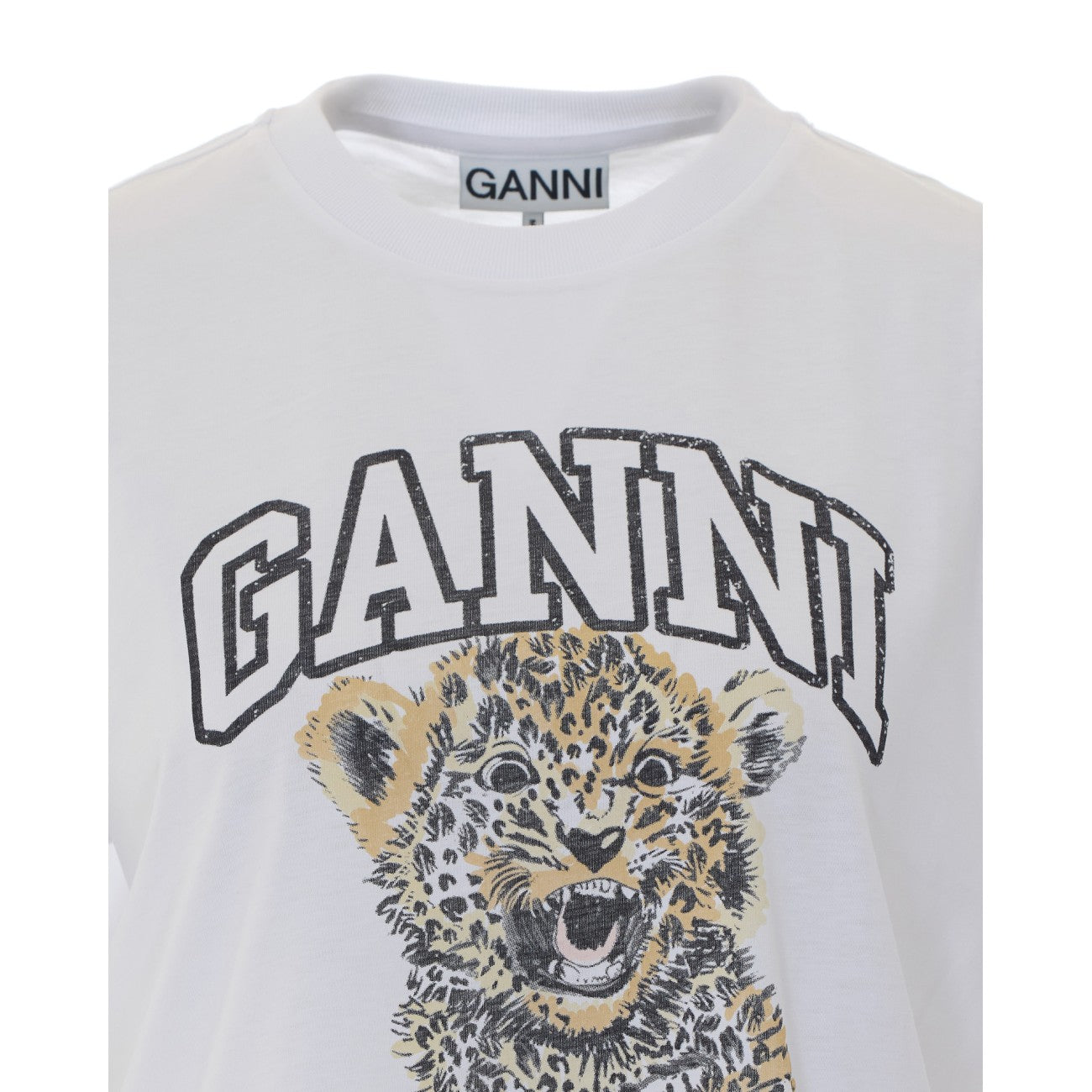 Ganni Women Tiger T-Shirt