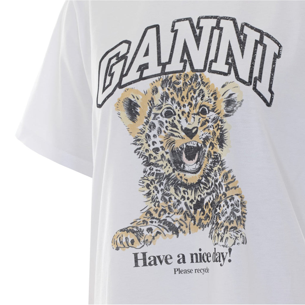 Ganni Women Tiger T-Shirt