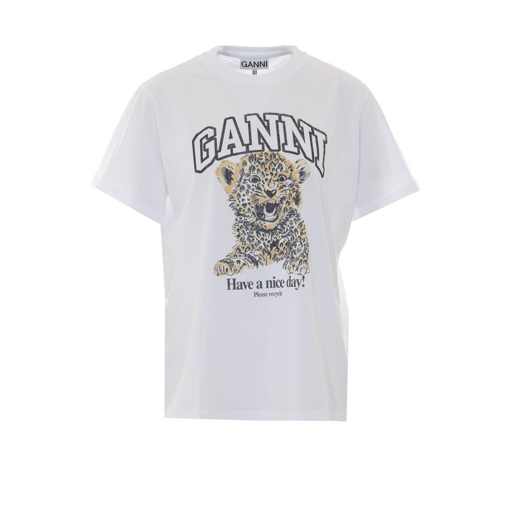 Ganni Women Tiger T-Shirt