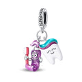 Toothpaste & Tooth Smile Dangle Charm
