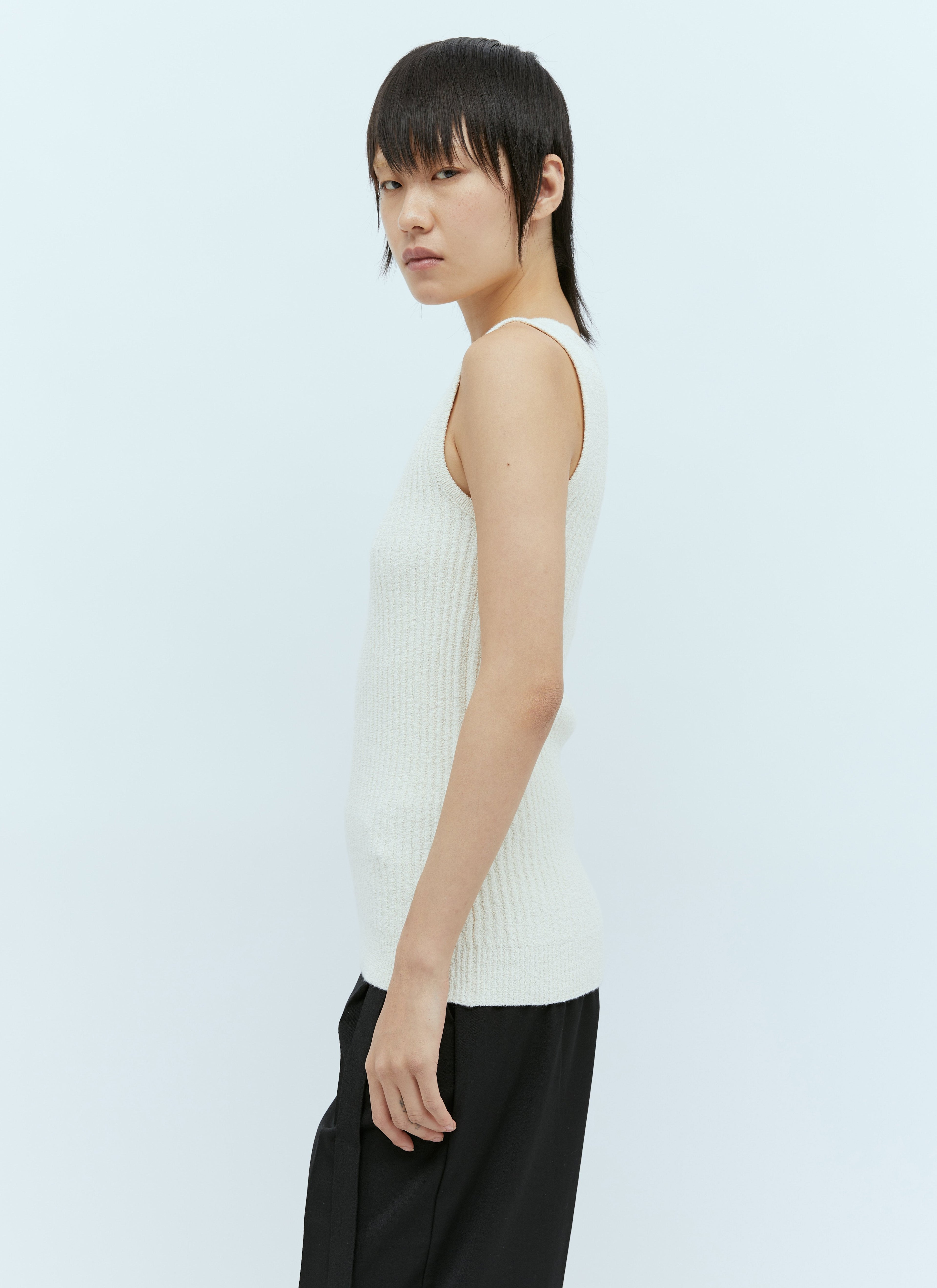 Toteme Women Bouclé Knit Tank Top