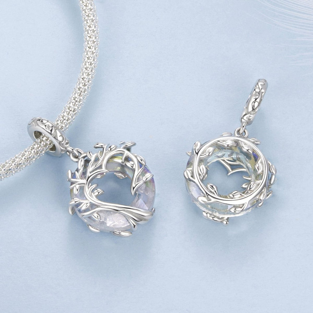 Tree of Life Heart Glow Dangle Charm