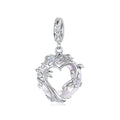 Tree of Life Heart Glow Dangle Charm