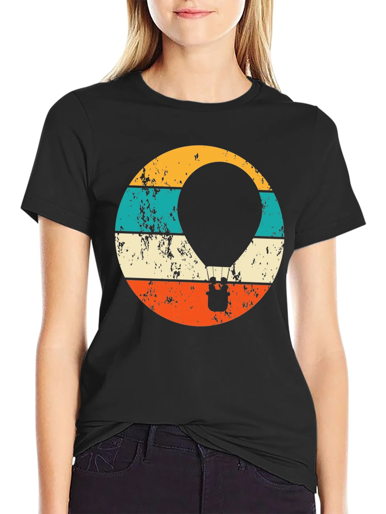 Retro Hot Air Balloon T-Shirt