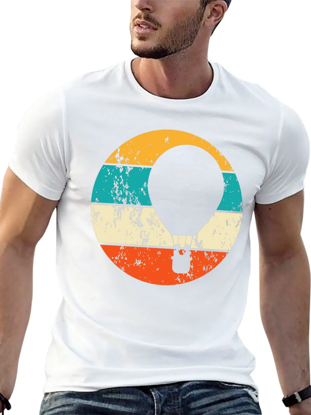 Retro Hot Air Balloon T-Shirt
