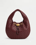 Yara Braided Shoulder Bag - Burgundy