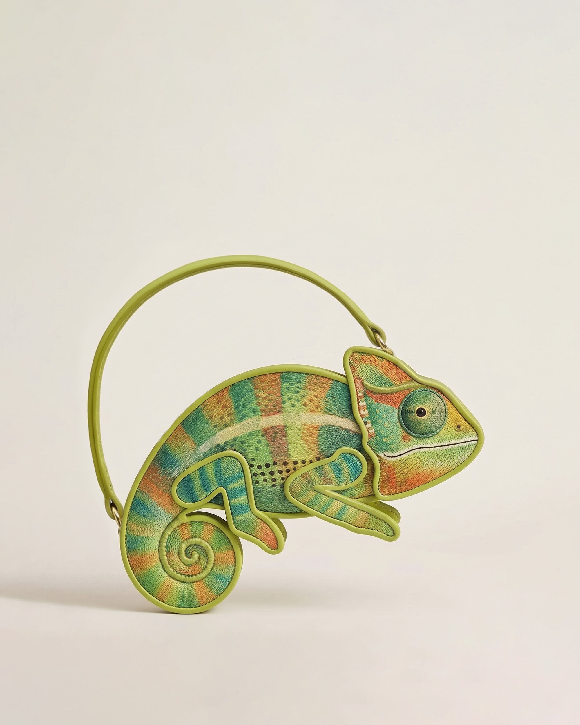 Chameleon Shaped Bag - Green