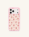 Angel Pattern Phone Case – Pink