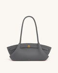 Hana Wide Tote Bag - Grey