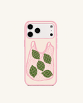 Lemon Net Bag Phone Case – Pink