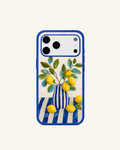 Lemon Vase Art Phone Case – Blue