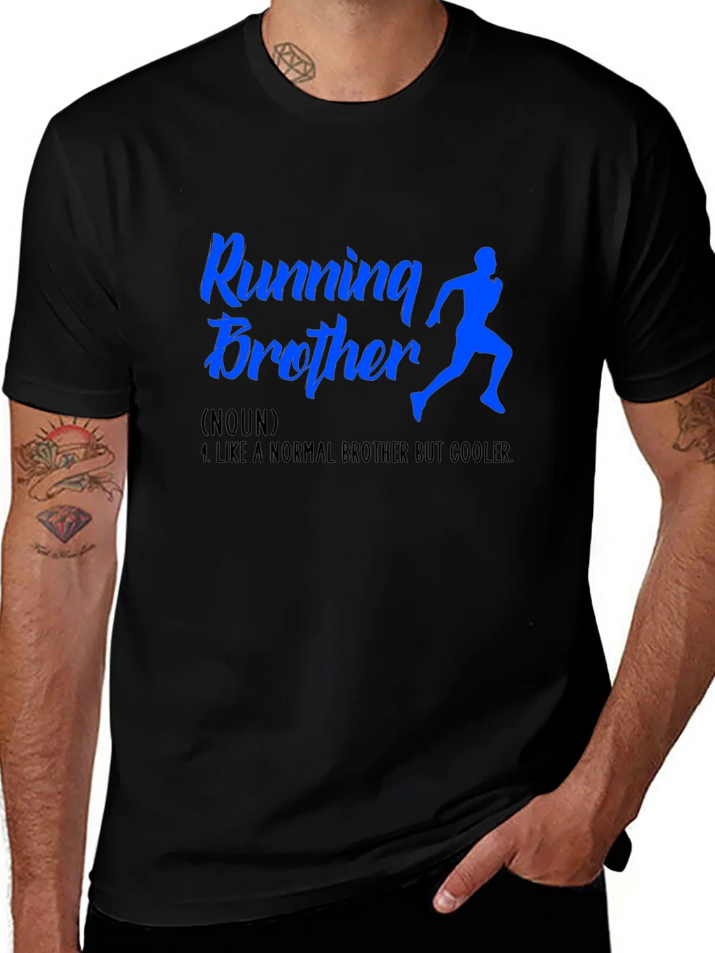 Running Brother T-Shirt - Cool Brother Gift