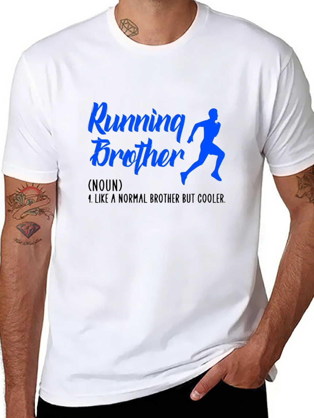 Running Brother T-Shirt - Cool Brother Gift