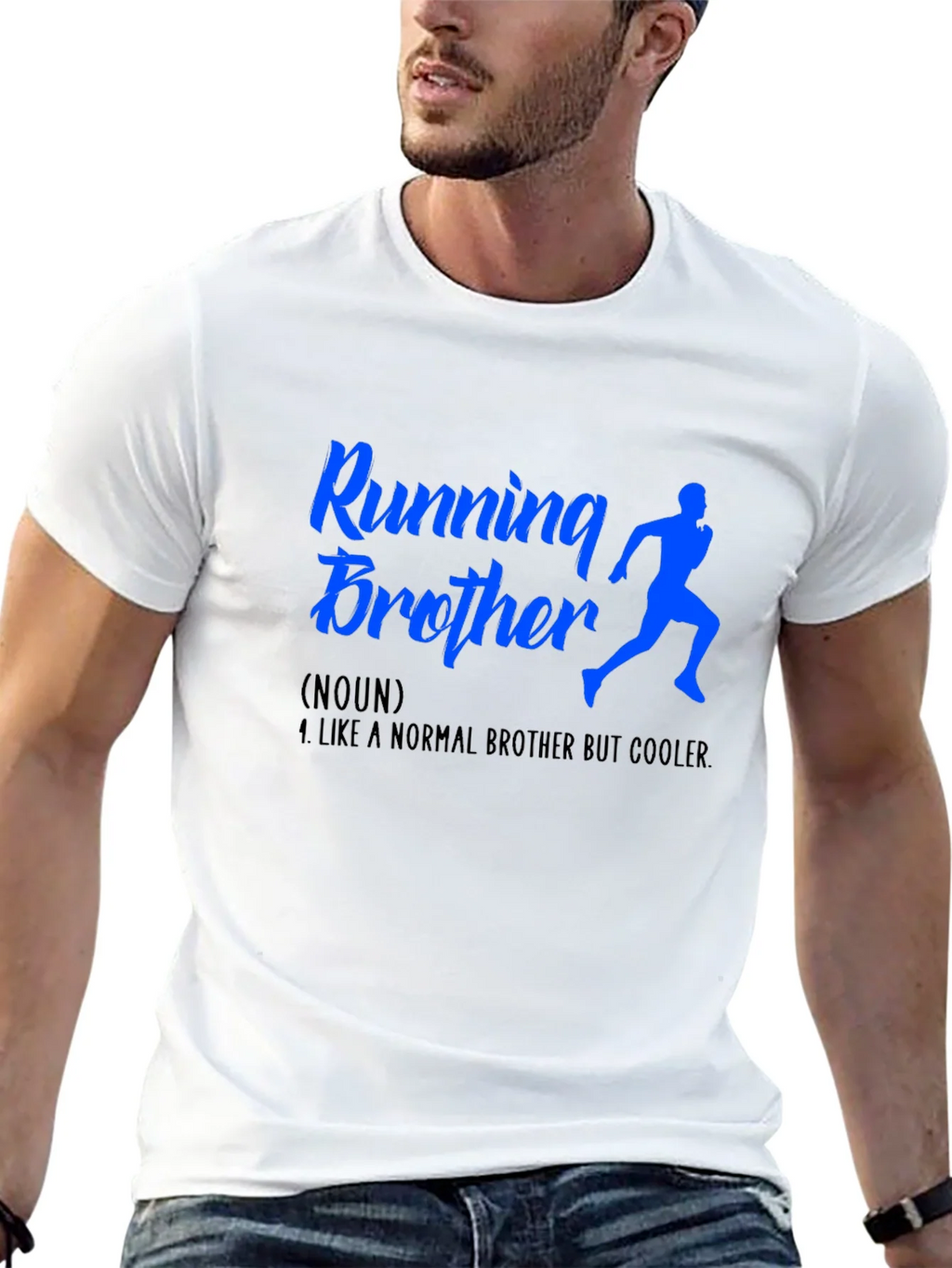 Running Brother T-Shirt - Cool Brother Gift
