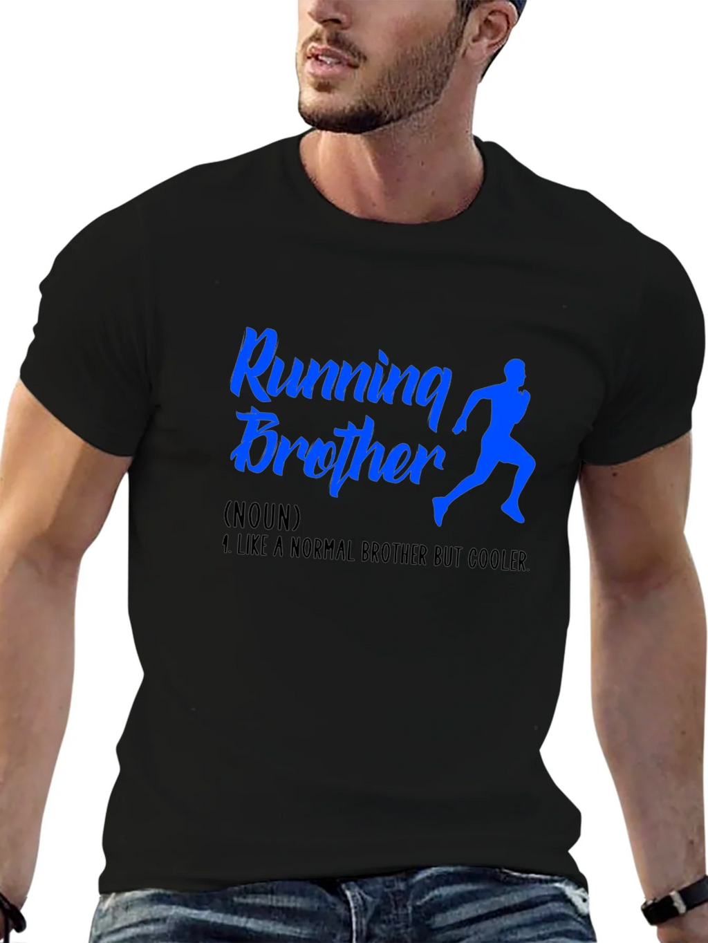 Running Brother T-Shirt - Cool Brother Gift