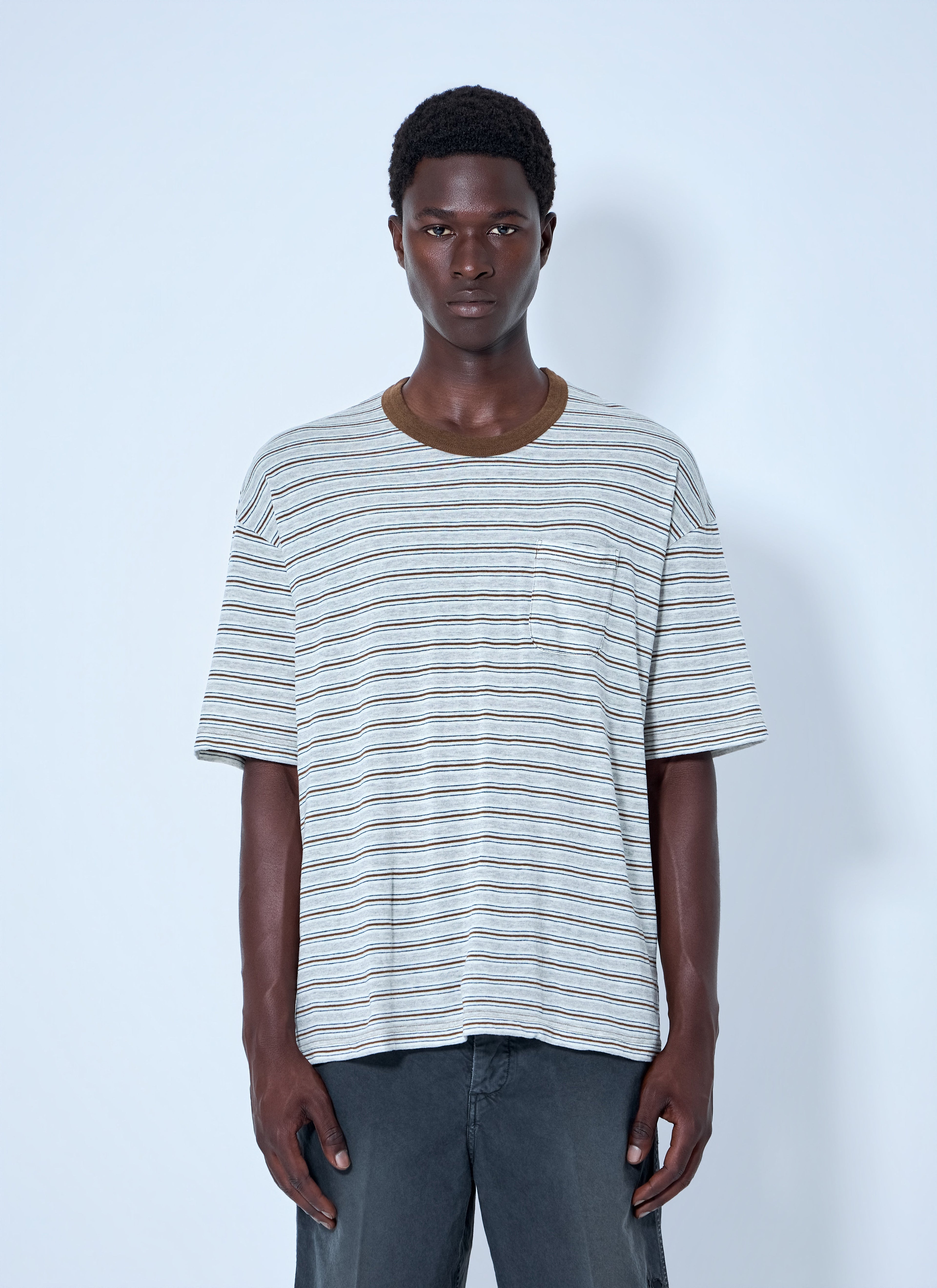 Visvim Men Mondo Border Stripe T-Shirt