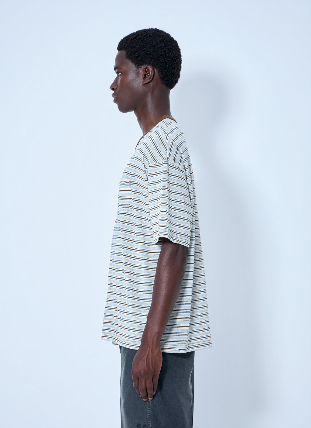 Visvim Men Mondo Border Stripe T-Shirt
