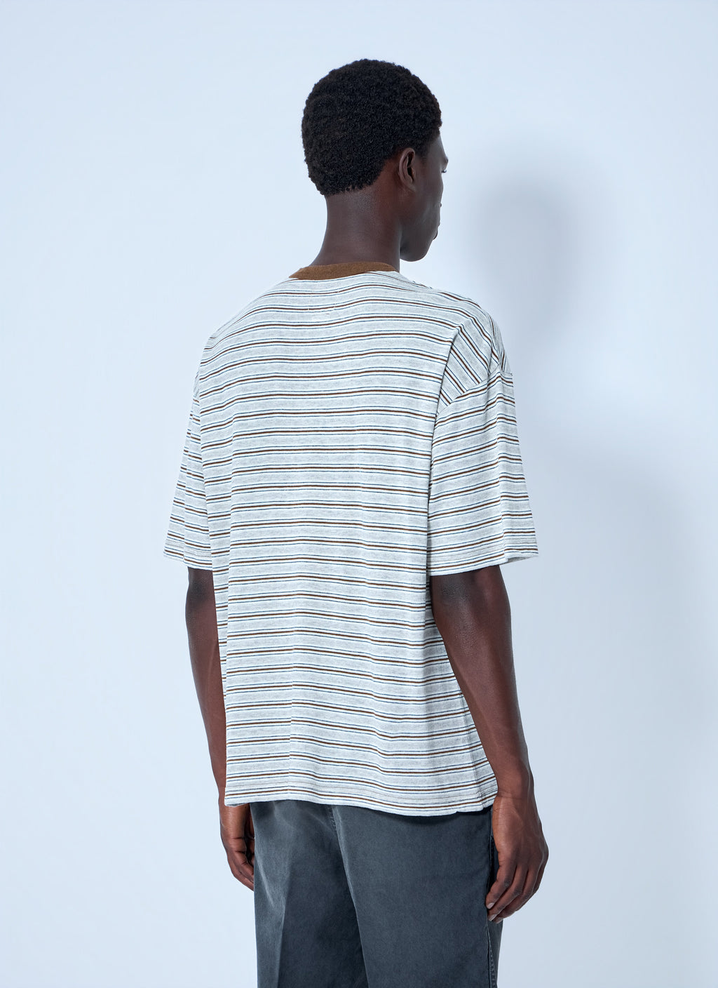 Visvim Men Mondo Border Stripe T-Shirt
