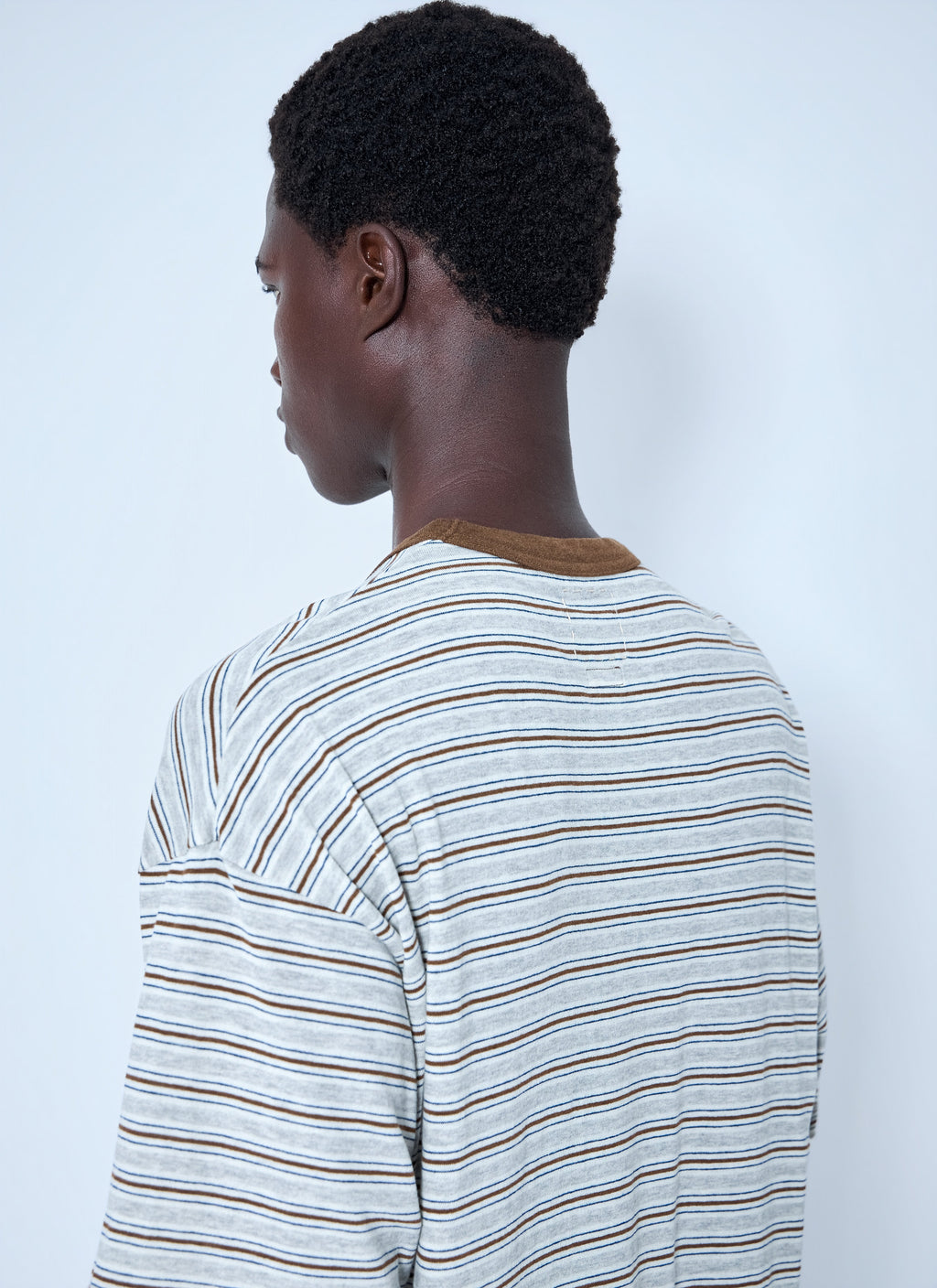 Visvim Men Mondo Border Stripe T-Shirt