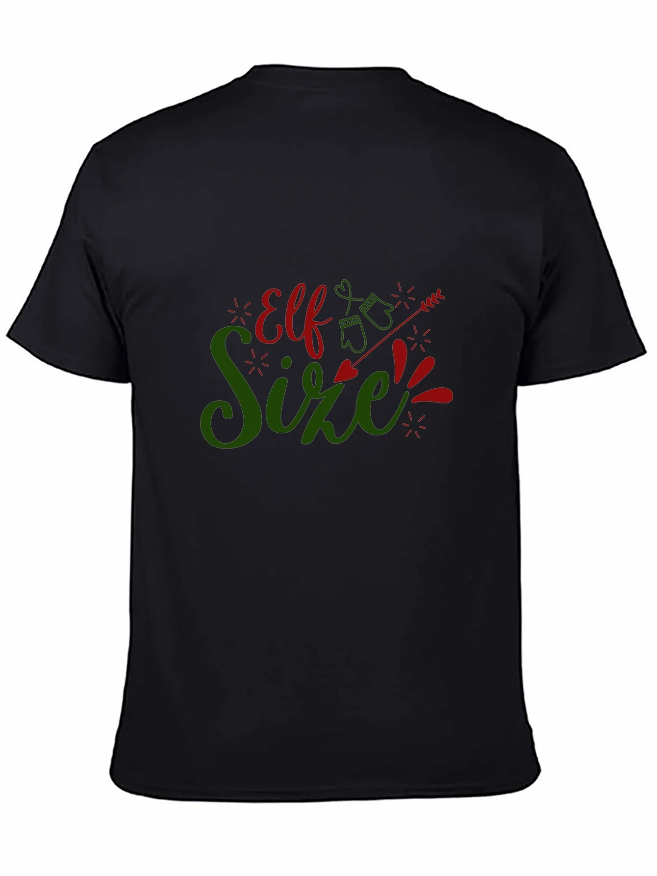 Elf Size Christmas T-Shirt - Holiday Fun!