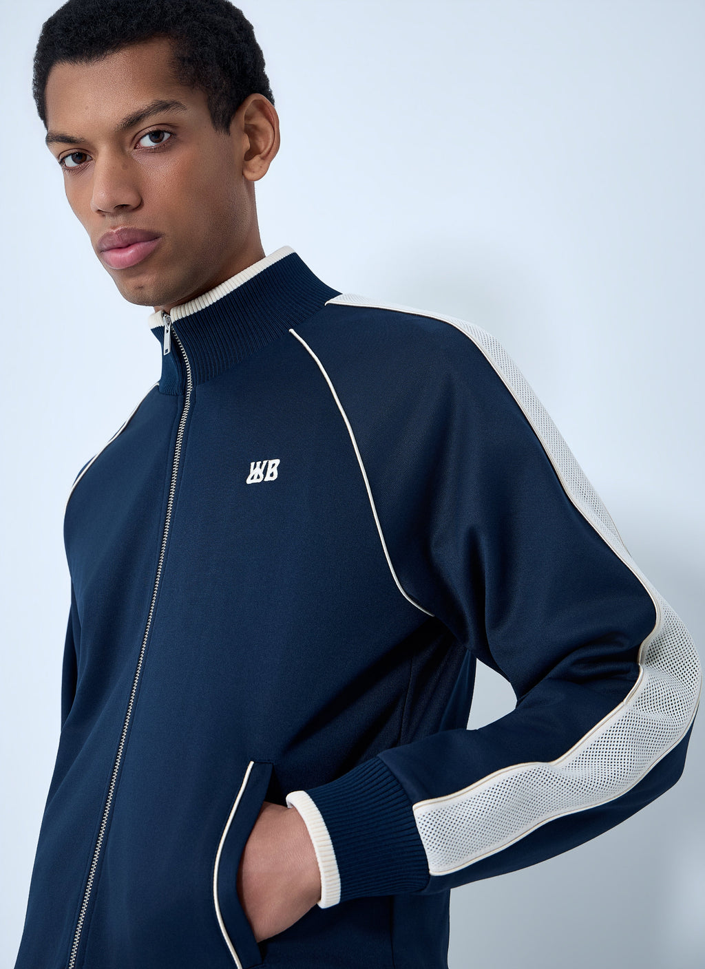 Wales Bonner Men Motion Track Jacket