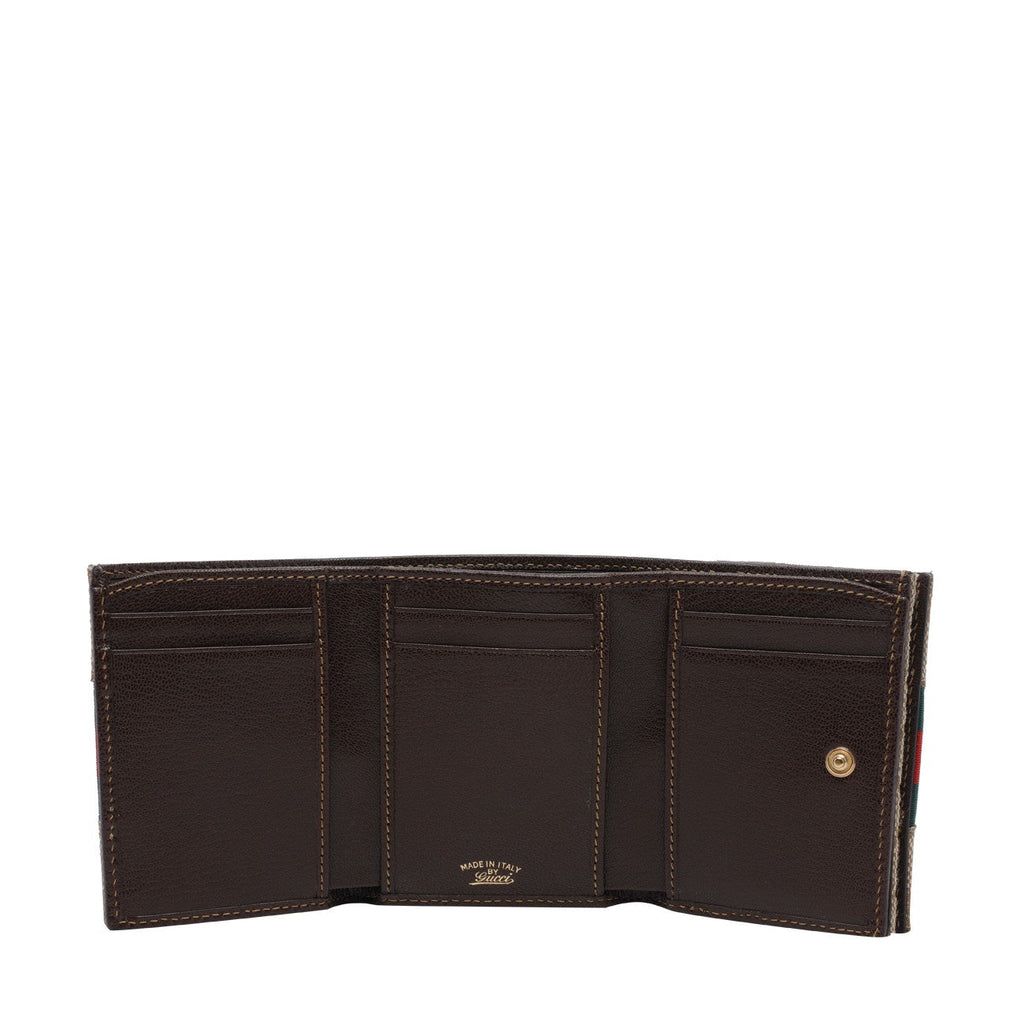 Gucci Women Web Bi-Fold Wallet