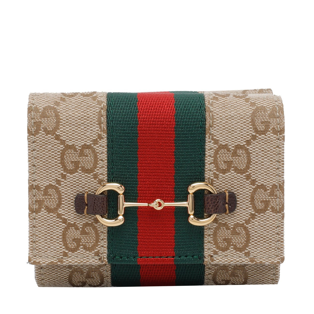 Gucci Women Web Bi-Fold Wallet