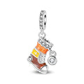 Winter Boot with Crystal Dangle Charm